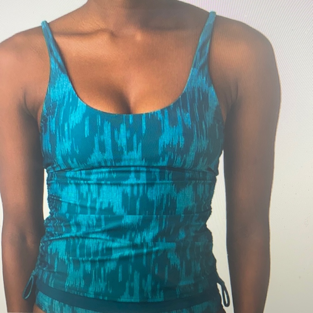 prAna MELODY TANKINI Womens Swim Top Small NEW